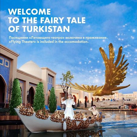 Karavansaray Turkistan Harbour Hotel -Flying Theatre Access Bagian luar foto The poster of the project